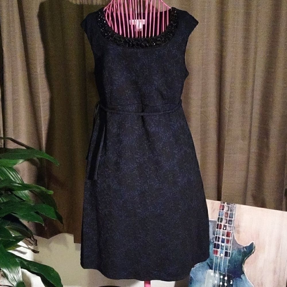 Motherhood Maternity Blue Embellished szS Dress